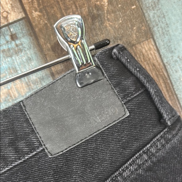 Aeropostale 90’s high rise cut off Black Distressed Jean Shorts - Picture 9 of 10